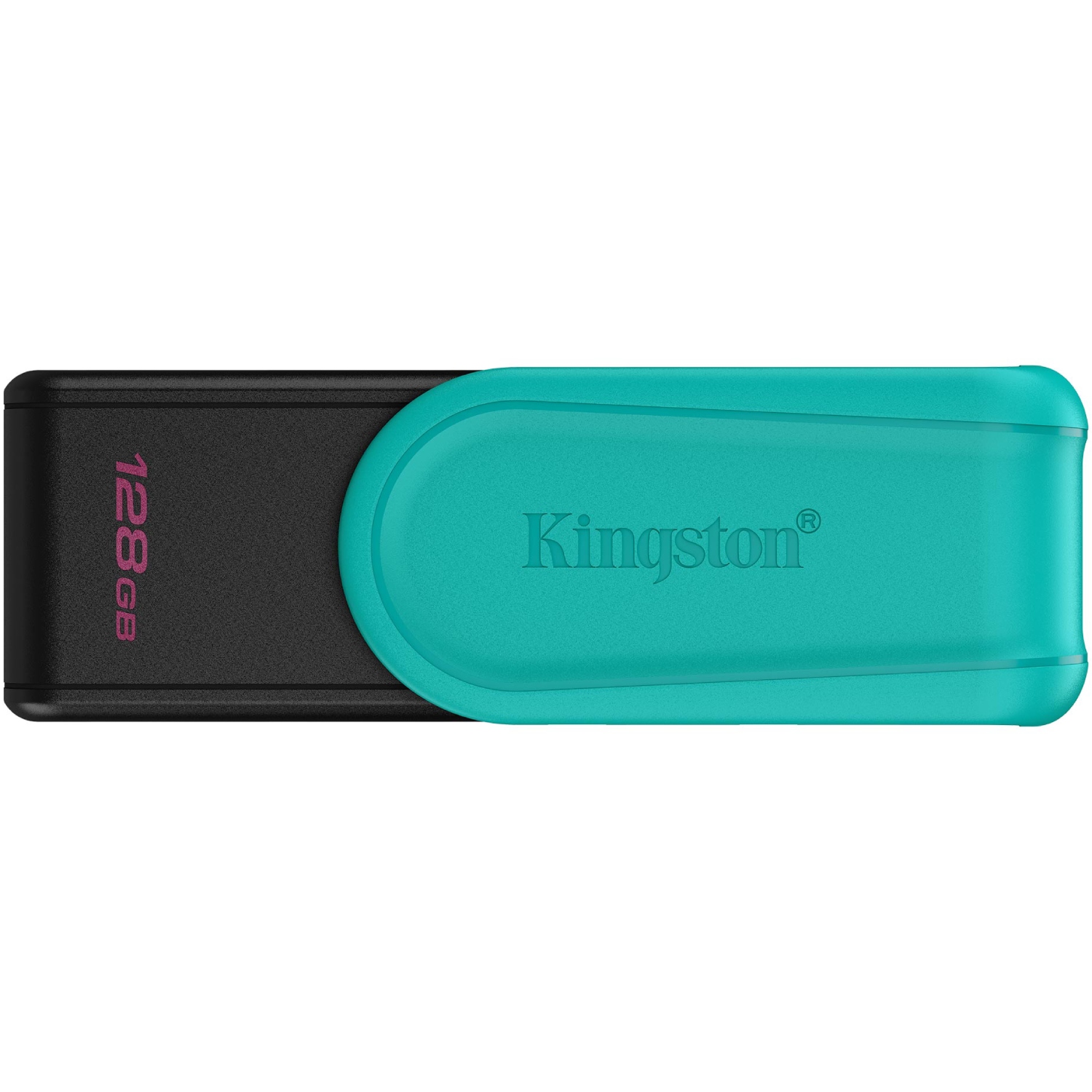 USB Flash Kingston DataTraveler Exodia S 128GB USB3.2 Gen 1 Black/Turquoise, Retail (DTXS/128GB#) чорно-зелений на малюнкі №1
