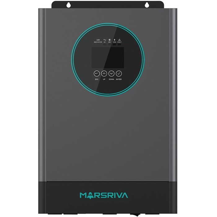 Інвертор Marsriva OFF-G 3.6 kW 230V RS232/RS485 CE PF1 VOL VM III 3,3 кВт TWIN-24V, з Wi-Fi (MR-SPF3.6K-LP1-TL20E) на малюнкі №1