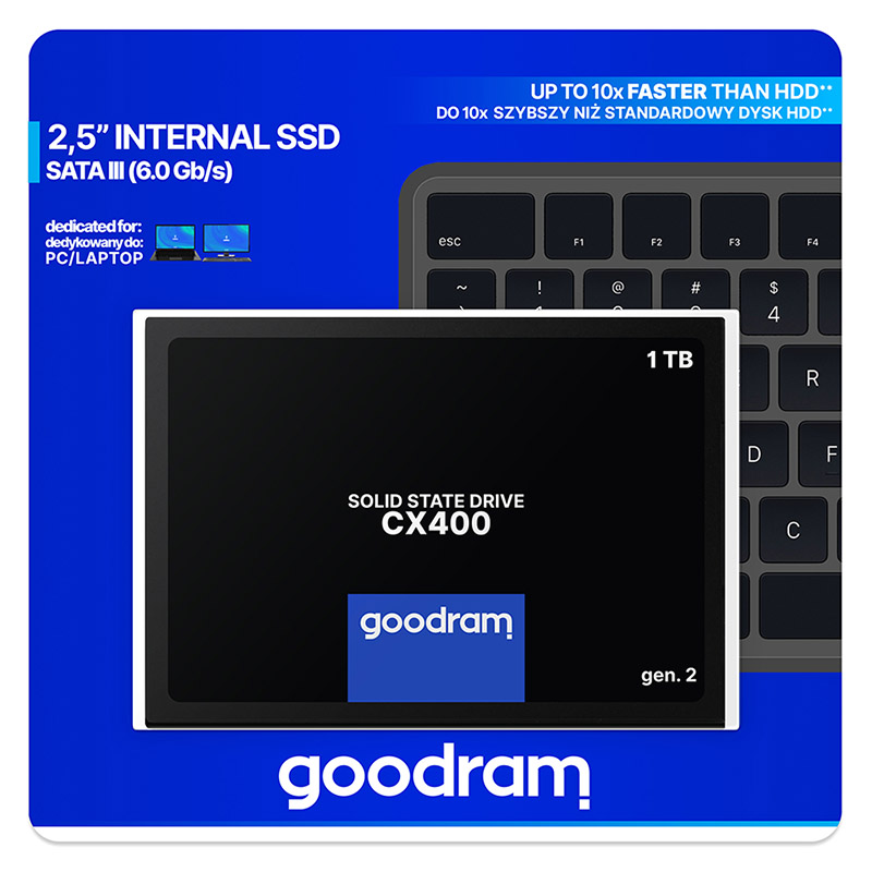 SSD 1Tb GoodRAM CX400 SATA III 2.5 TLC, Retail (SSDPR-CX400-01T-G2) на малюнкі №3