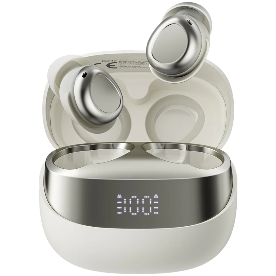 Навушники TWS Blackview AirBuds 9 White (6931548319702) Білий на малюнкі №1