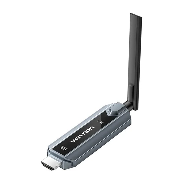 Комплект підсилювача HDMI сигналу (TX+RX) 1080P60Гц 5 GHz, сірий, Vention (ADPH0-1) Сірий на малюнкі №1