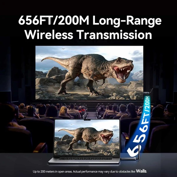 Комплект підсилювача HDMI сигналу (TX+RX) 1080P60Гц 5 GHz, сірий, Vention (ADPH0-1) Сірий на малюнкі №5