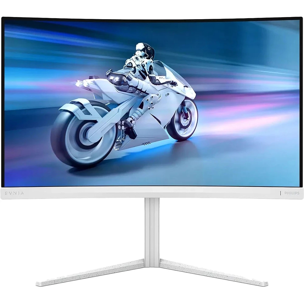 TFT 27 Philips 27M2C5201L, Fast VA, вигнутий, 180Hz, 2xHDMI, DP (27M2C5201L/00) Білий на малюнкі №1