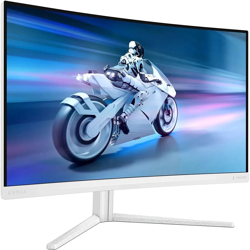 TFT 27 Philips 27M2C5201L, Fast VA, вигнутий, 180Hz, 2xHDMI, DP (27M2C5201L/00) Білий на малюнкі №2