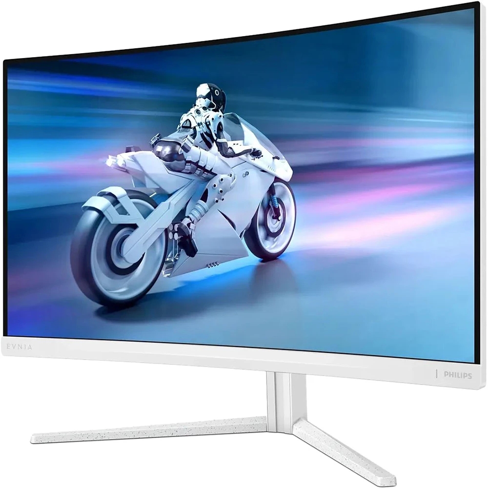 TFT 27 Philips 27M2C5201L, Fast VA, вигнутий, 180Hz, 2xHDMI, DP (27M2C5201L/00) Білий на малюнкі №3