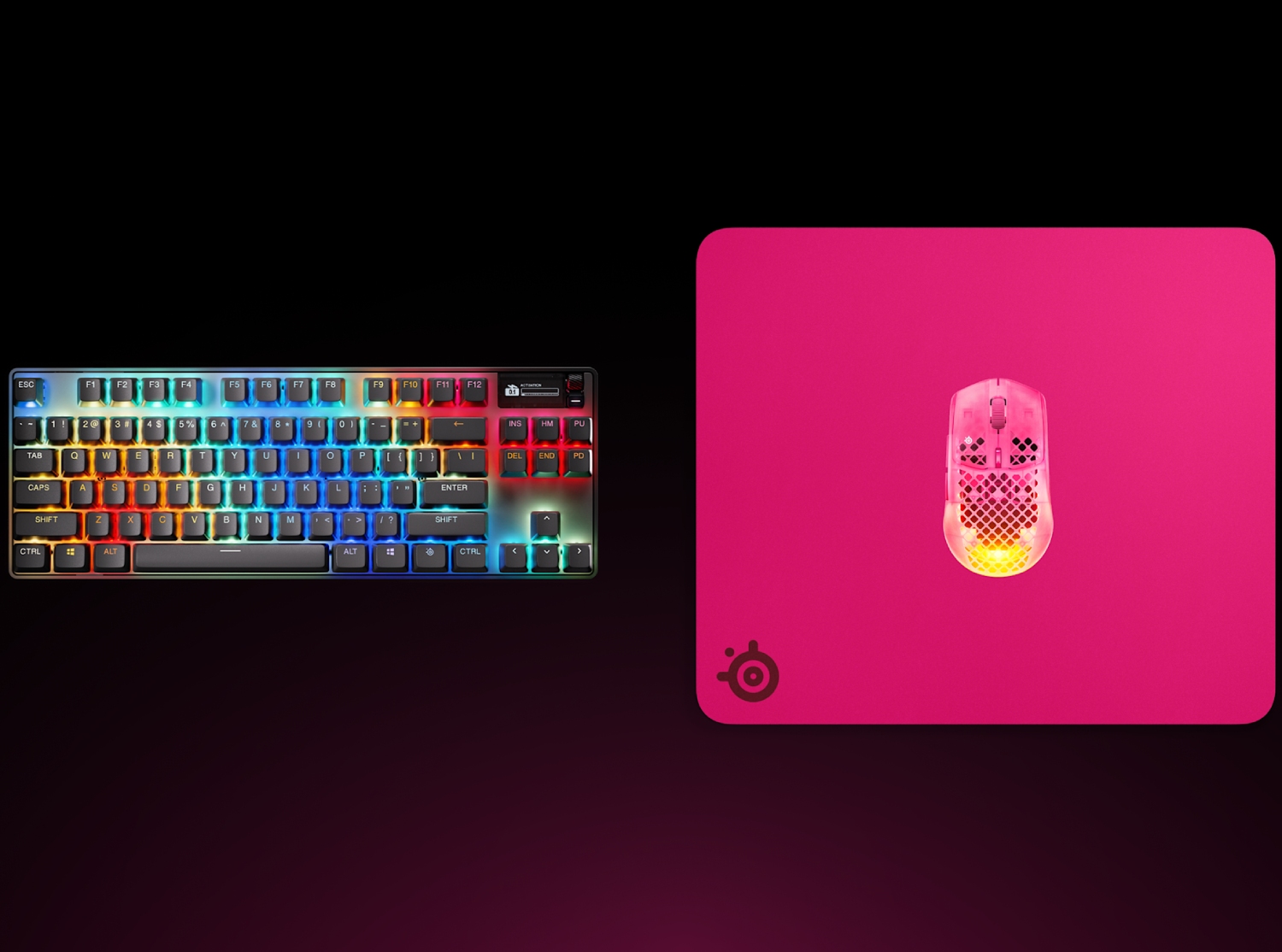 Ігрова поверхня SteelSeries QcK Heavy Large 450х400х6мм Magenta (63479) пурпуровий на малюнкі №4