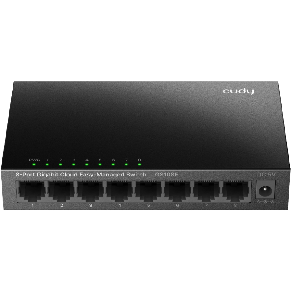 Комутатор Cudy GS108E, 8 портовий Gigabit Switch (GS108E) на малюнкі №1