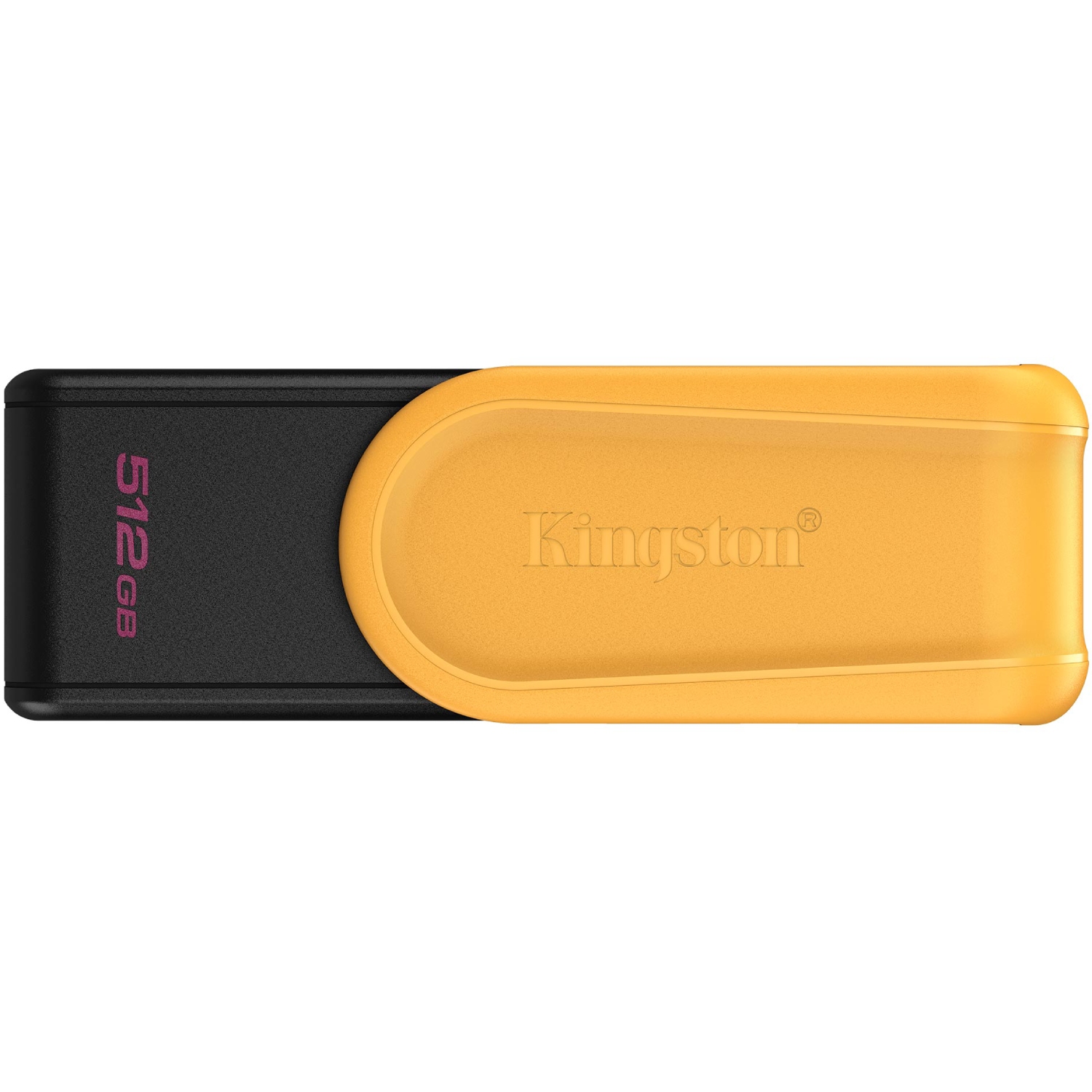 USB Flash Kingston 512B USB 3.2 Type-C DT Exodia S Black/Yellow, Retail (DTXS/512GB#) чорно-жовтий на малюнкі №1