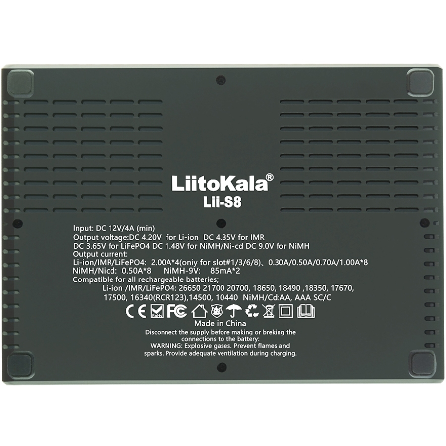 Зарядний пристрій LiitoKala (Lii-S8) на малюнкі №4