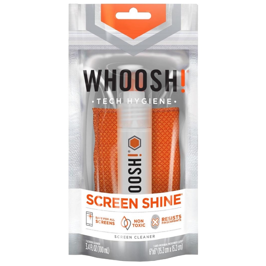 Комплект для чищення Whoosh! GO XL 100мл спрей з мікрофіброю 14см x 14см (1FG100ENFR/1FG100XLENFR) на малюнкі №2