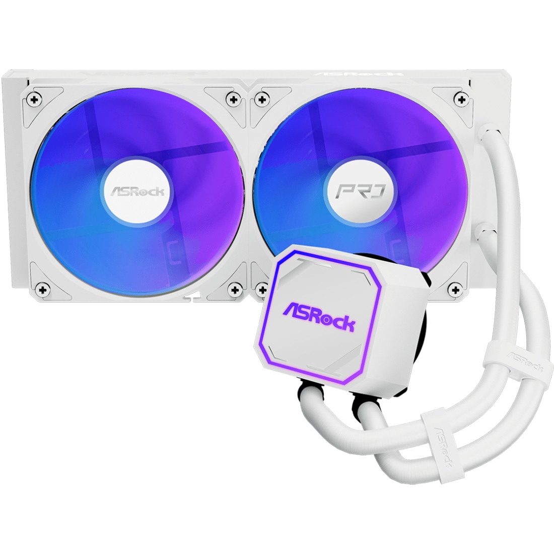 Система водяного охолодження ASRock (Pro White 240 ARGB) на малюнкі №1