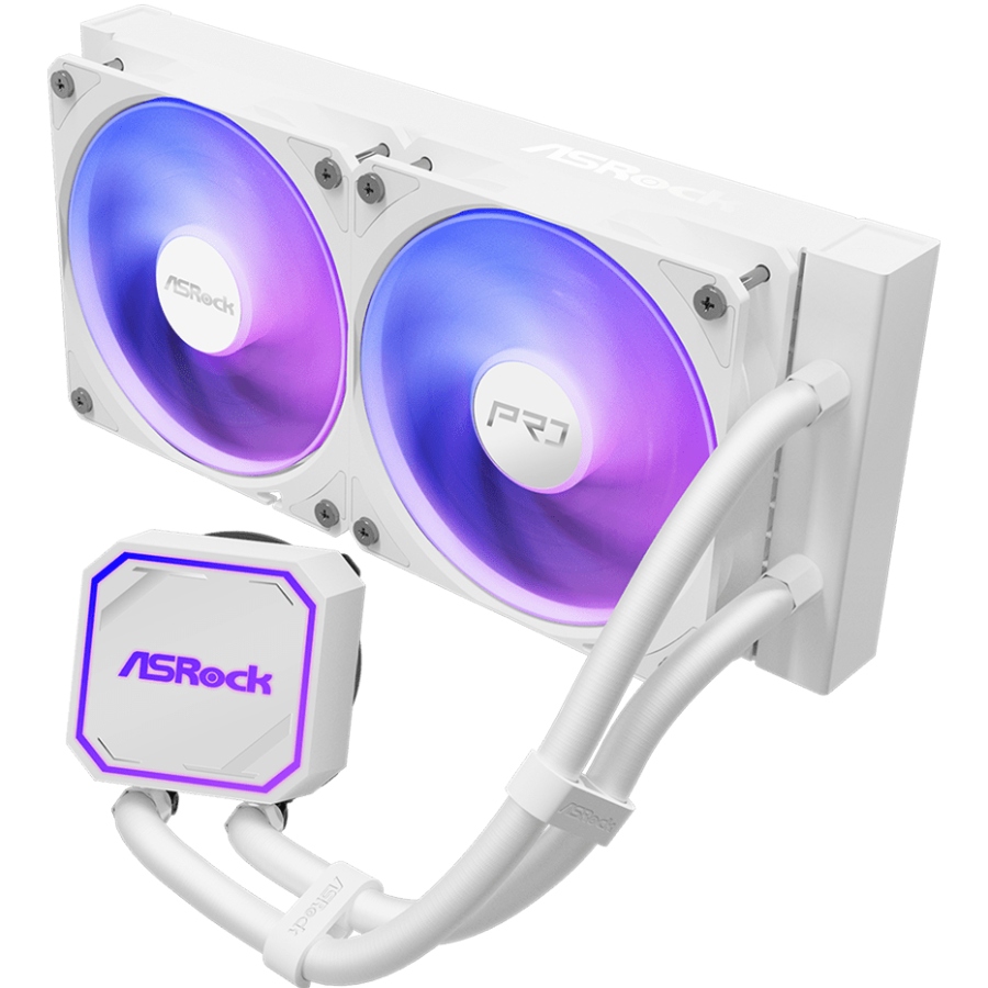 Система водяного охолодження ASRock (Pro White 240 ARGB) на малюнкі №2