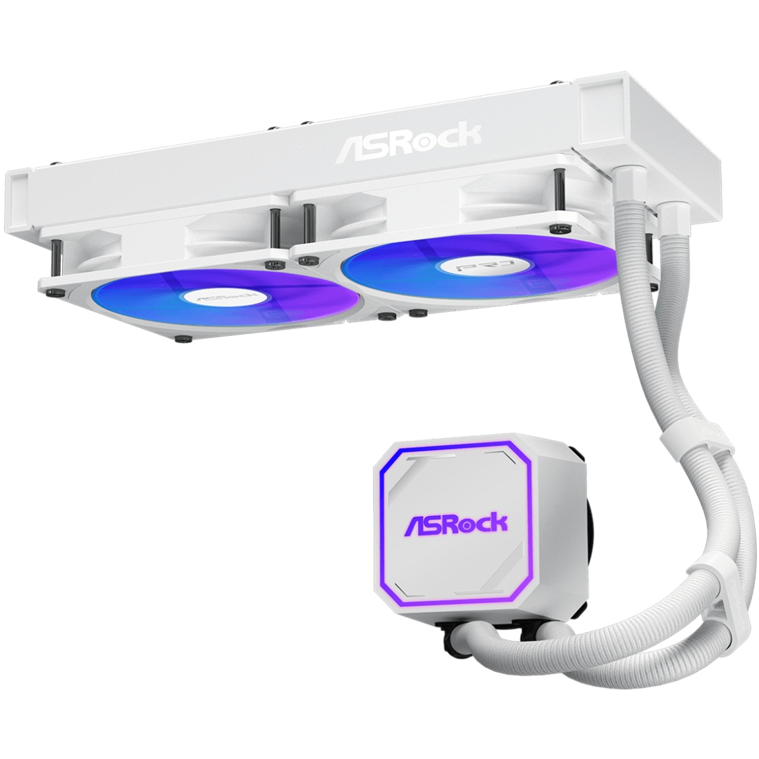 Система водяного охолодження ASRock (Pro White 240 ARGB) на малюнкі №3