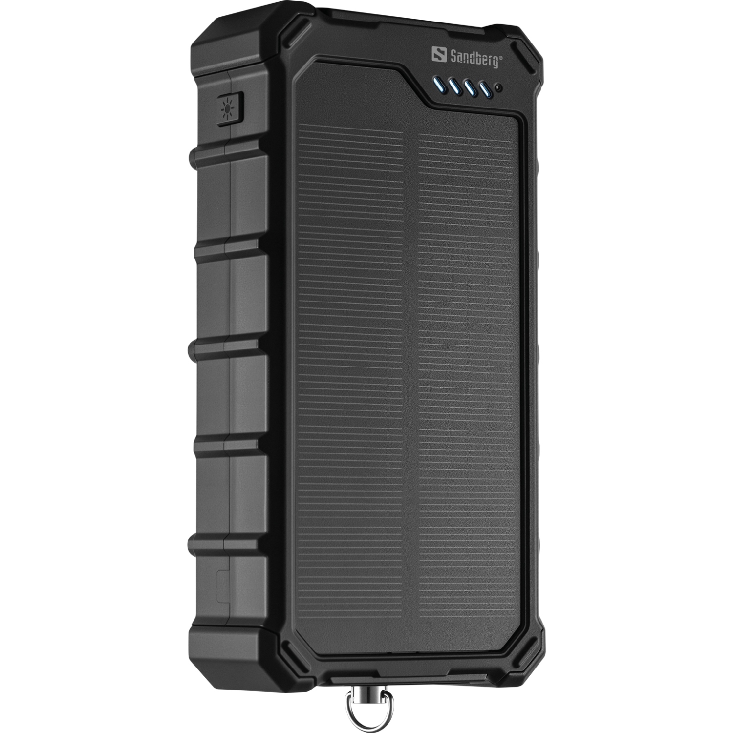 УМБ сонячна Sandberg 20000mAh 22,5W PD Solar Powerbank CampLED, USB-A,2xUSB-C In/Out, Powerful light (421-24) на малюнкі №1