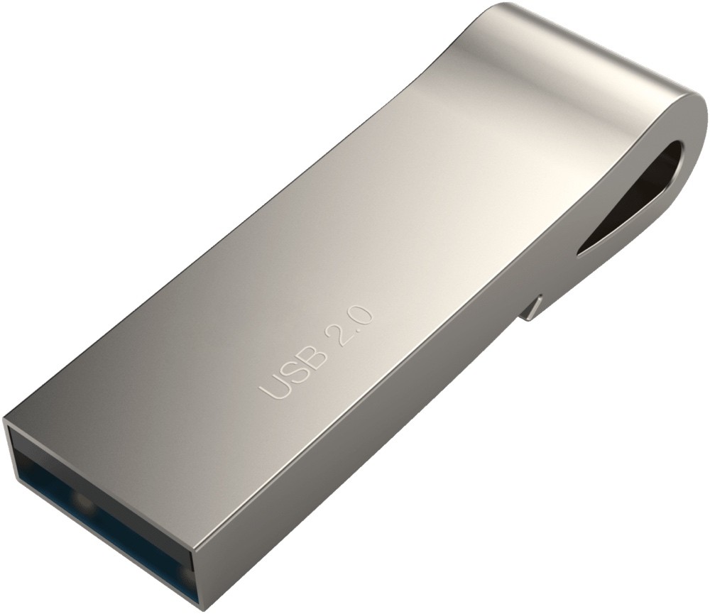 USB Flash Acer UF200 128GB USB 2.0 Metal, Retail (BL.9BWWA.505) Сірий на малюнкі №3