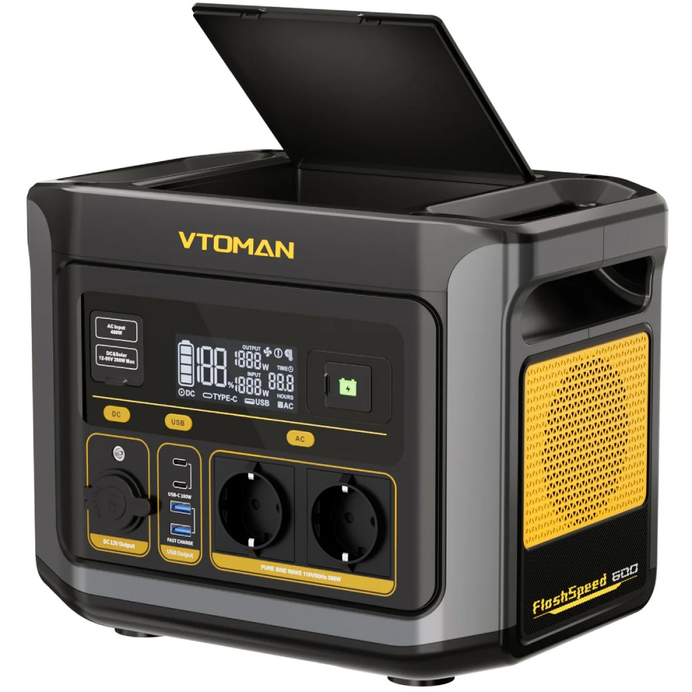 Зарядна станція Vtoman (499 Вт/г) 600W AC,MPTT,LiFePo4 (FlashSpeed 600) на малюнкі №5