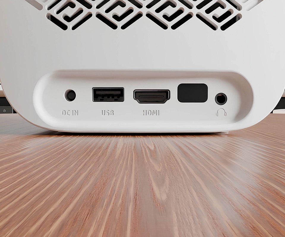 Проєктор HP CC360 LED LCD FHD 220 AL 16:9 Android15 HDMI WiFi BT білий (CC360/A31PLAA) на малюнкі №5