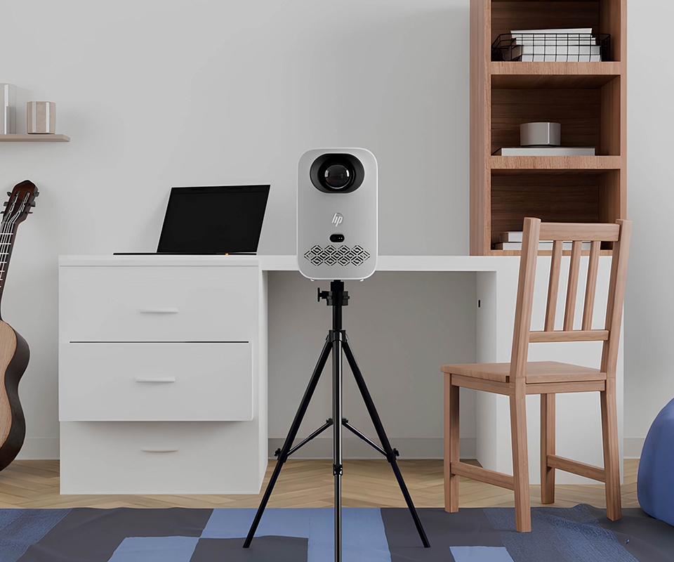 Проєктор HP CC360 LED LCD FHD 220 AL 16:9 Android15 HDMI WiFi BT білий (CC360/A31PLAA) на малюнкі №6