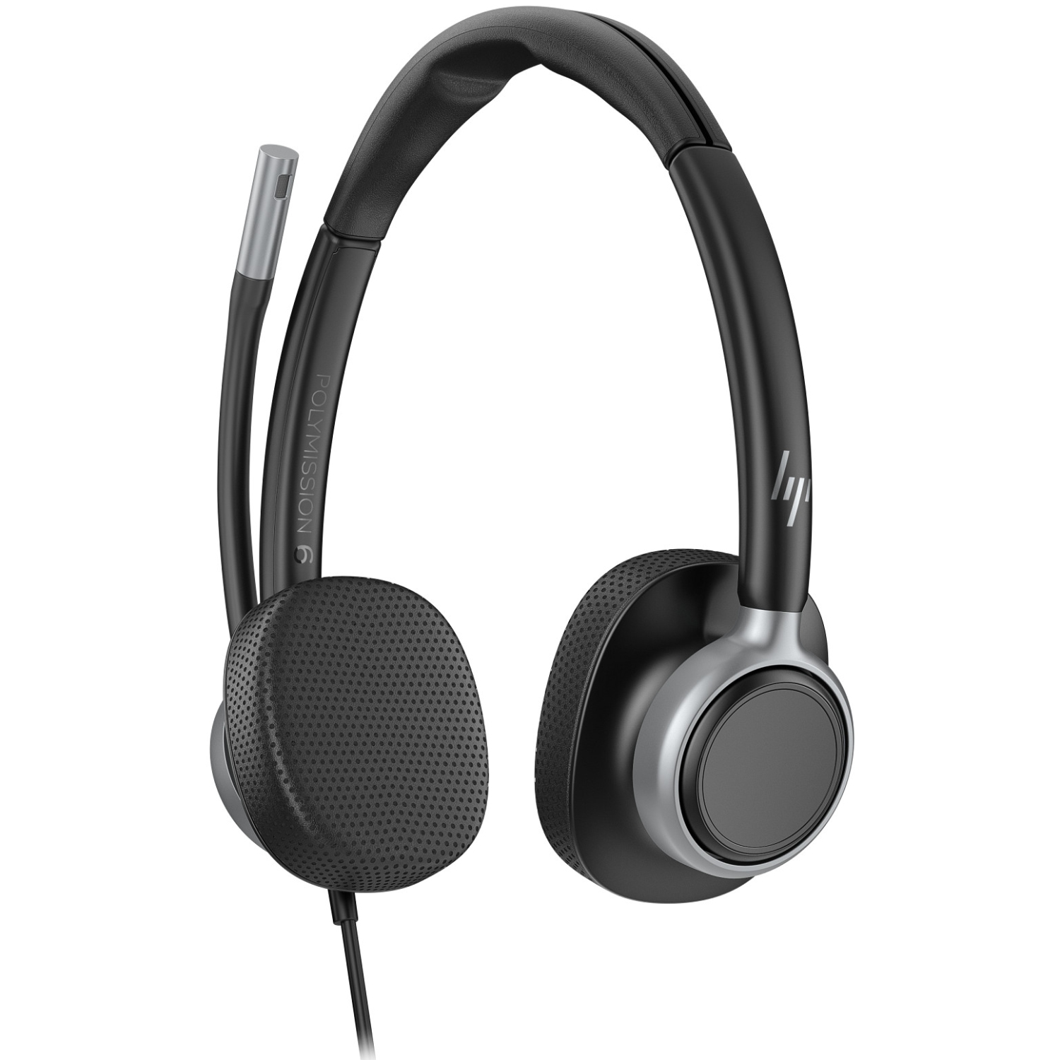 Гарнітура HP Poly Mission 625 Stereo USB-C/A (C01C6AA) Чорний на малюнкі №1
