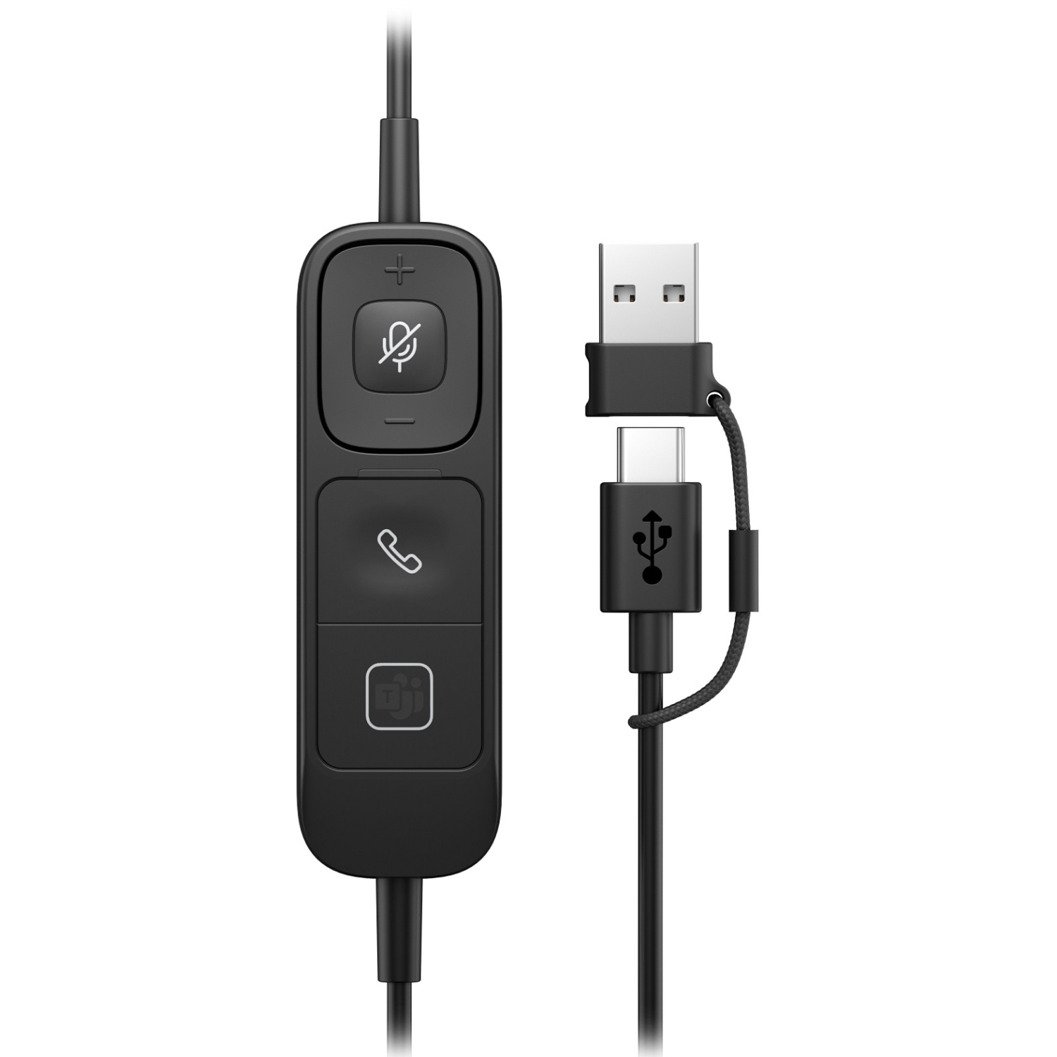Гарнітура HP Poly Mission 625 Stereo USB-C/A (C01C6AA) Чорний на малюнкі №7