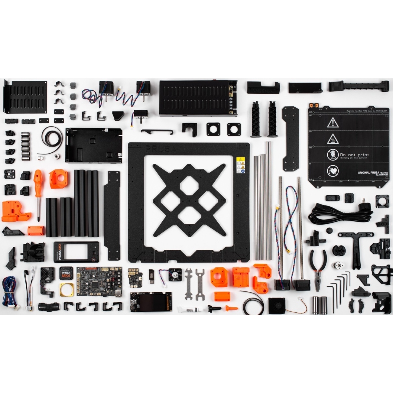Принтер 3D Prusa MK4S Bundle KIT (FDM 1.75mm 250x210x220mm USB корпус чорний) DIY kit (PR-2313) на малюнкі №2