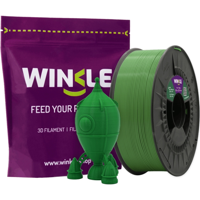 Пластик (Filament) WINKLE PLA HIGH SPEED 1кг, 1.75мм, авокадо (PHS01000175VERAGUWNK) Зелений на малюнкі №2