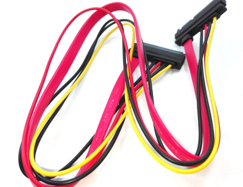 Кабель живлення (подовжувач) SATA 7+15pin M/F, 0.3м (S0703) на малюнкі №2