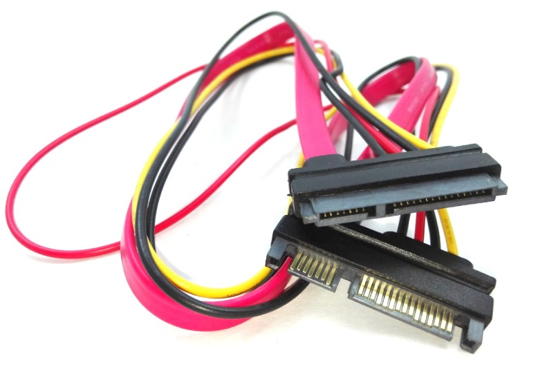 Кабель живлення (подовжувач) SATA 7+15pin M/F, 0.3м (S0703) на малюнкі №3