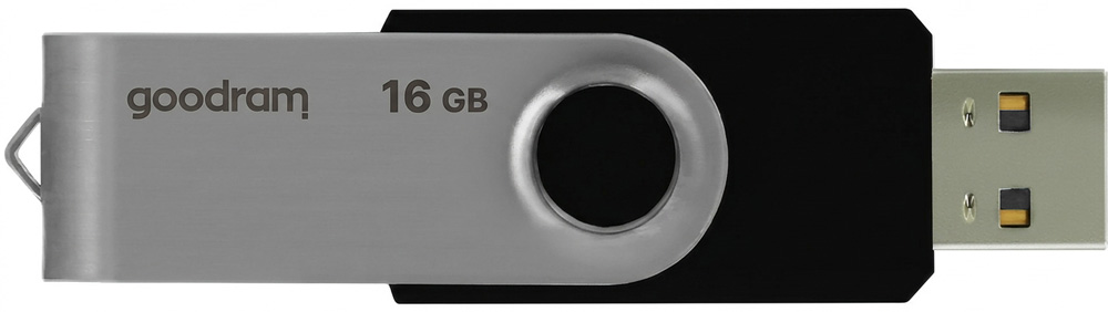 USB Flash GoodRAM 16GB USB 2.0 Twister Black, Retail (UTS2-0160K0R11) Чорний на малюнкі №2