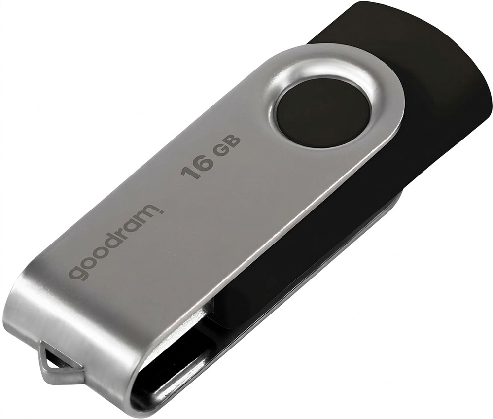 USB Flash GoodRAM 16GB USB 2.0 Twister Black, Retail (UTS2-0160K0R11) Чорний на малюнкі №3