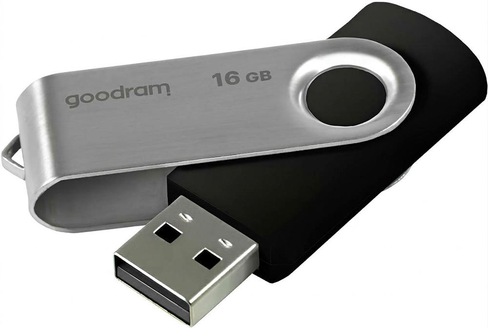 USB Flash GoodRAM 16GB USB 2.0 Twister Black, Retail (UTS2-0160K0R11) Чорний на малюнкі №4