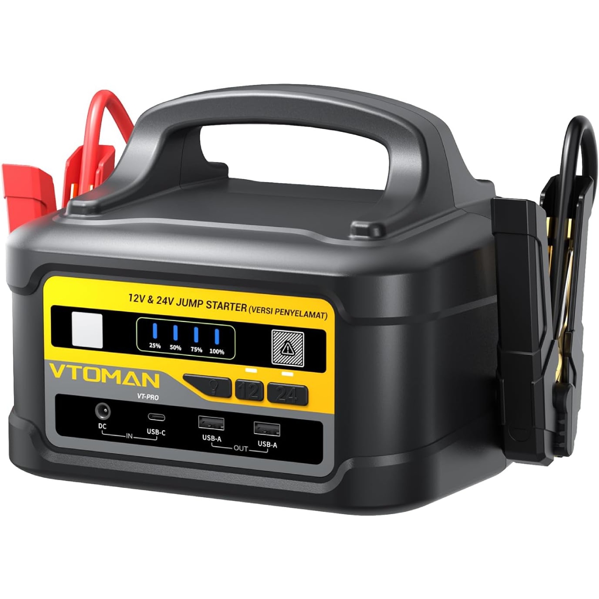 Автомобільний Jump Starter 10000A, 12V/24V, 58800mAh, 215.8 Вт/год Vtoman (VT-Pro) на малюнкі №1
