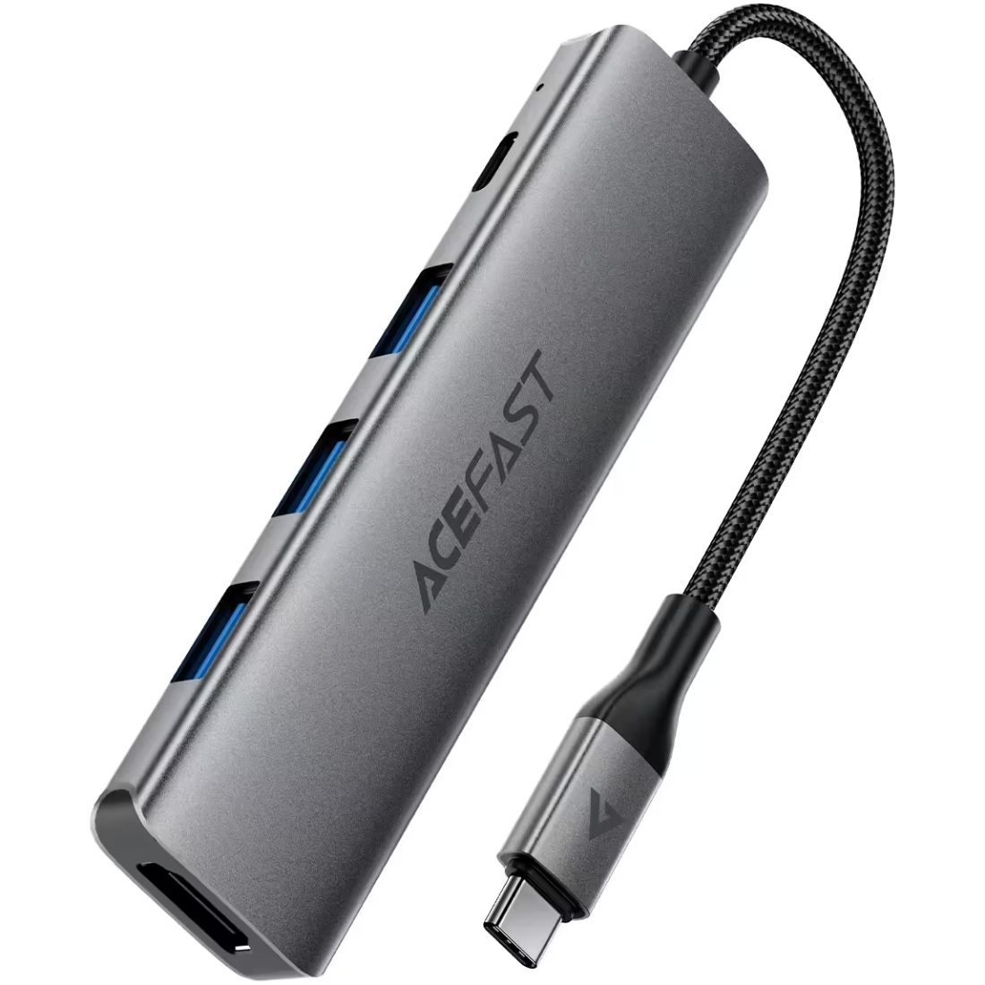 Док-станція USB3.0 Type-C -- HDMI4K/3xUSB-A 3.0/USB-C PD 90W Hub 5-in-1 J16 Acefast (6974316285915) на малюнкі №2