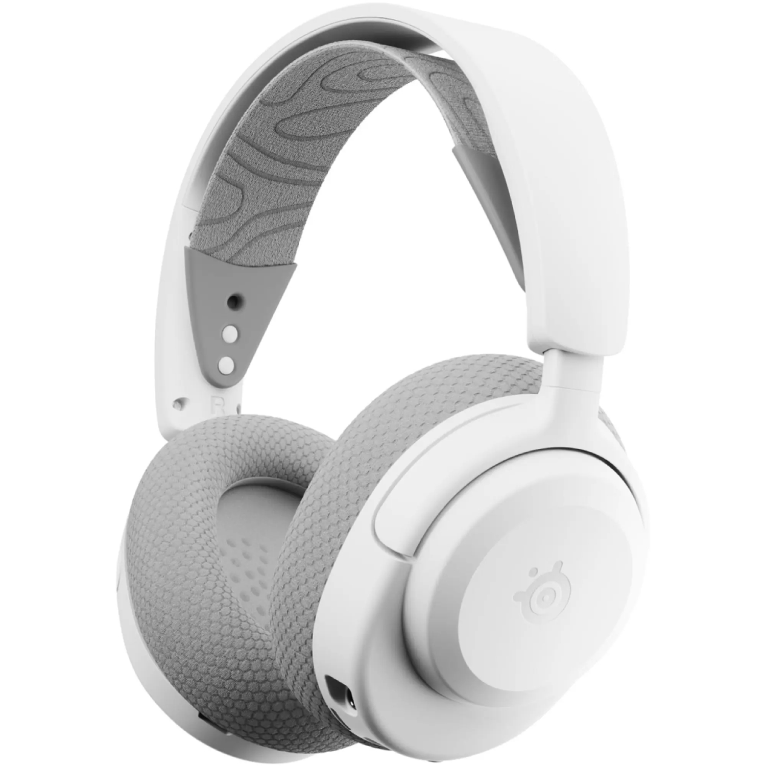 Ігрова гарнітура SteelSeries Arctis Nova 3 Wireless for PC MultiPlatform White (61776) Білий на малюнкі №4