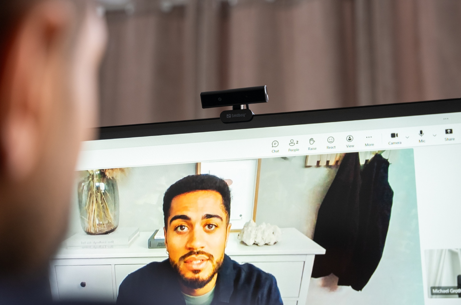 Веб-камера Sandberg Face Scan Webcam Mini Full HD Autofocus, ENC, USB-A/USB-C connection (134-43) на малюнкі №4
