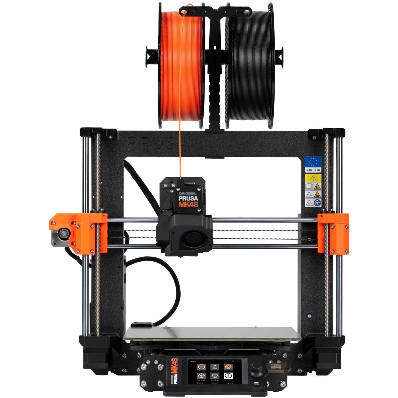 Принтер 3D Prusa MK4S (FDM 1.75mm 250x210x220mm USB Wi-Fi NFC чорний) (PR-14268) на малюнкі №1
