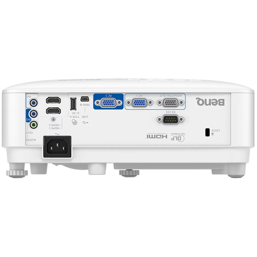 Проєктор BENQ MX808STH, короткофокусний, DLP, XGA, 3600AL, 20000:1, D-sub, HDMI, білий (9H.JMG77.13E) на малюнкі №6