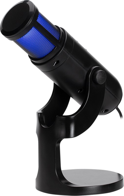 Ігровий стрім мікрофон XTRIKE ME USB, RGB LED, кабель 1.5м (XMC-03) Чорний на малюнкі №4