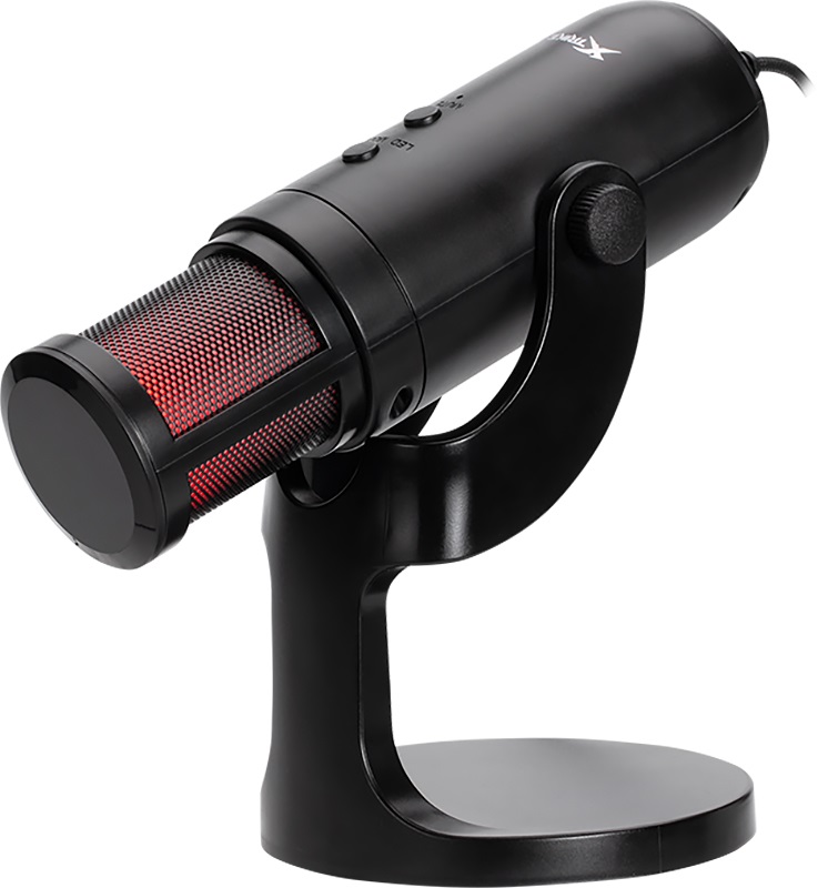 Ігровий стрім мікрофон XTRIKE ME USB, RGB LED, кабель 1.5м (XMC-03) Чорний на малюнкі №5
