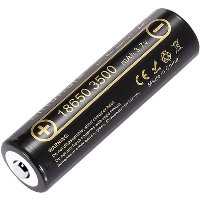 Акумулятор 18650 LiitoKala, 35A-JT, 3500mAh, 3.7V li-ion battery, 1 pcs (35A-JT) на малюнкі №1