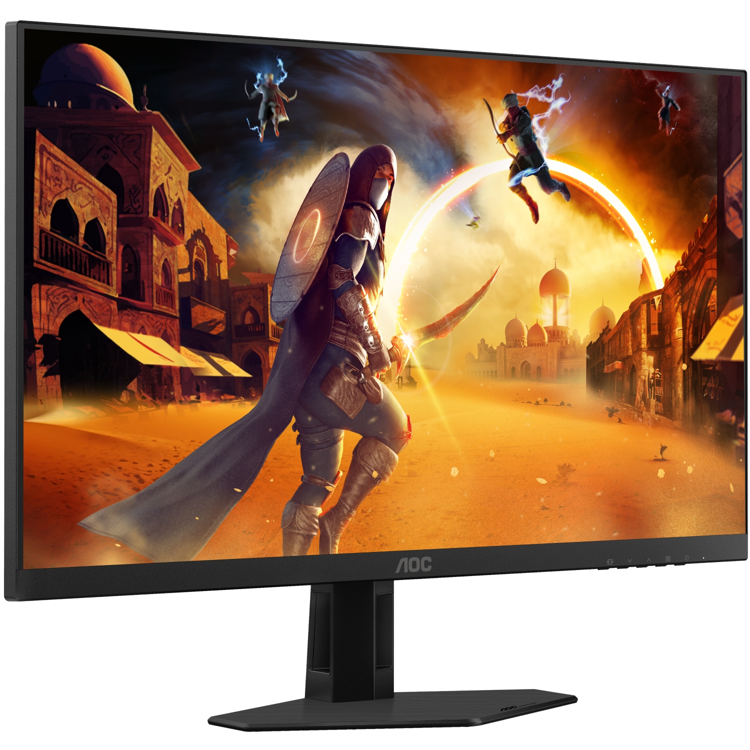 TFT 23.8 AOC Q24G4RE, QHD, 180Гц, 2xHDMI, DP (Q24G4RE) Чорний на малюнкі №2