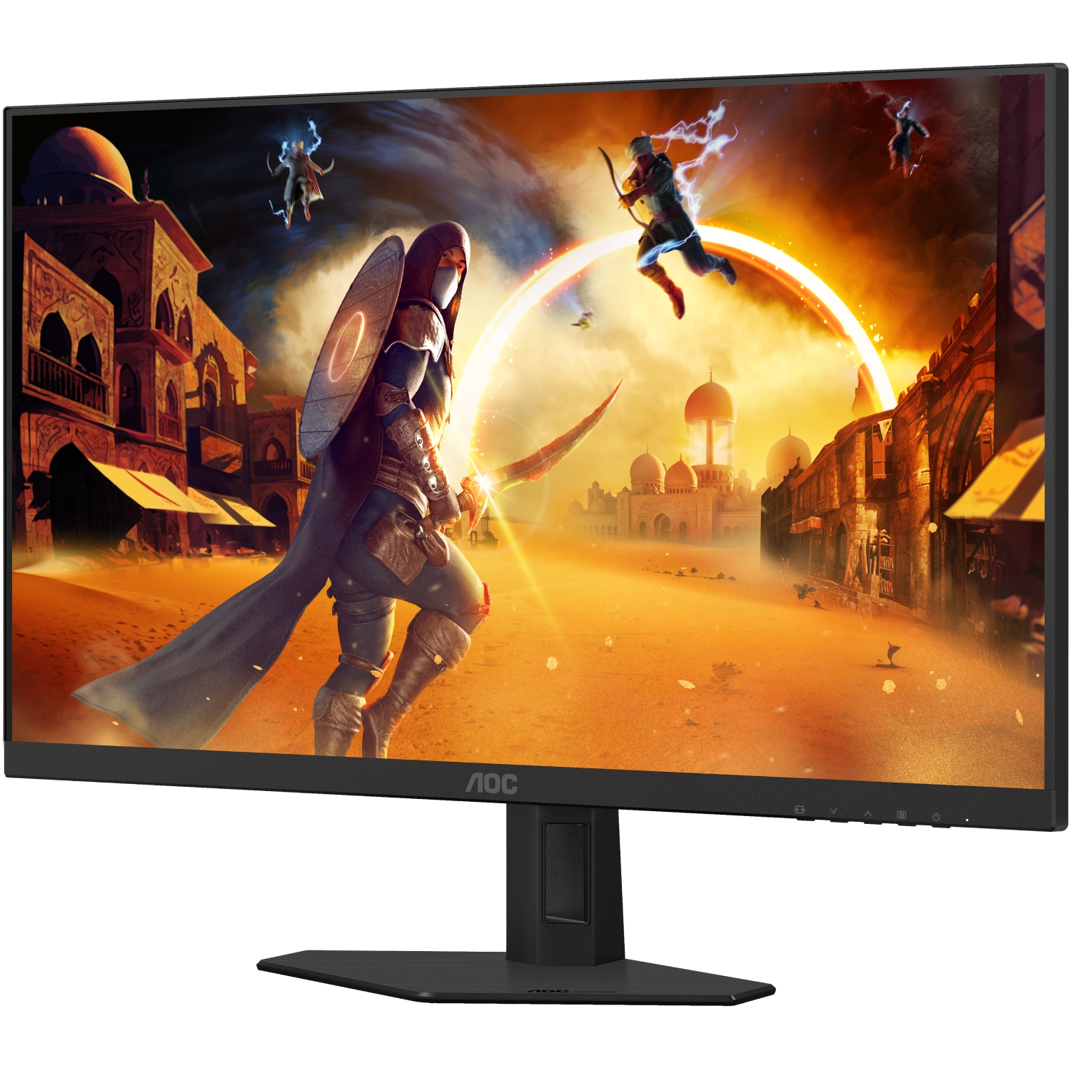 TFT 23.8 AOC Q24G4RE, QHD, 180Гц, 2xHDMI, DP (Q24G4RE) Чорний на малюнкі №3