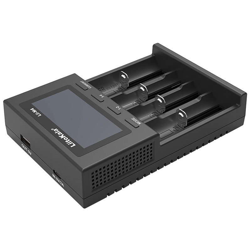 Зарядний пристрій LiitoKala Lii-M4, 4x(Lion/NiMH/NiCd), Power Bank, discharge function, display (Lii-M4) на малюнкі №2