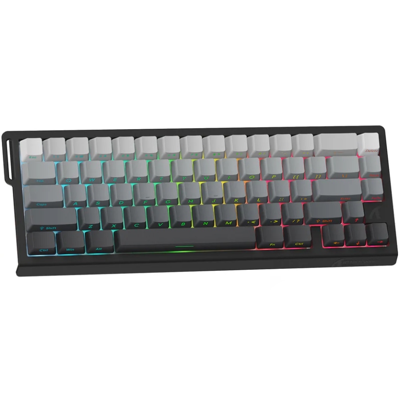 Клавіатура ігрова магнітна Attack Shark X68 Pro HE 66кл. RGB, Wireless, Moonlit Night (X68PROHEML_AS) Чорний на малюнкі №2