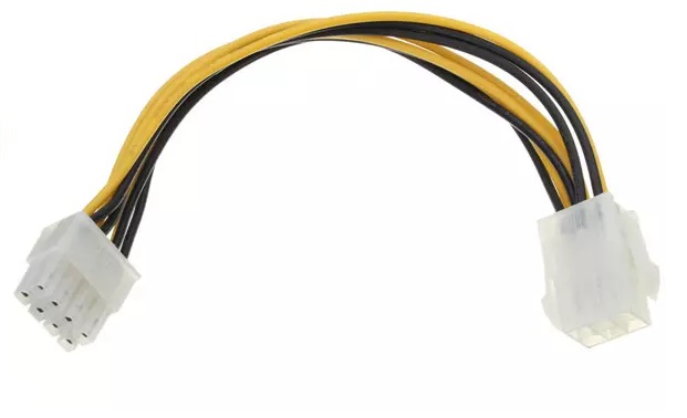 Кабель живлення для відеокарти 8pin M - 6pin M, 0.2м (S0722) на малюнкі №1