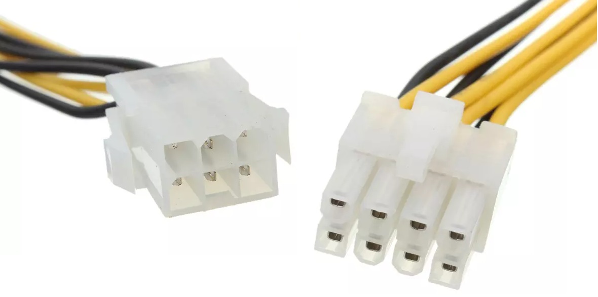 Кабель живлення для відеокарти 8pin M - 6pin M, 0.2м (S0722) на малюнкі №2