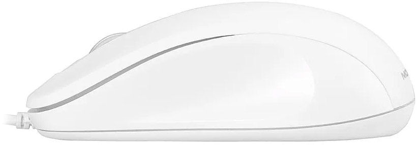 Мишка Modecom MC-M10, 3 кн, 1000dpi, біла (M-MC-0M10-200) Білий на малюнкі №3