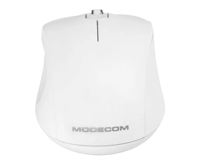 Мишка Modecom MC-M10, 3 кн, 1000dpi, біла (M-MC-0M10-200) Білий на малюнкі №4