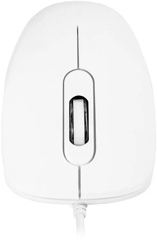 Мишка Modecom MC-M10, 3 кн, 1000dpi, біла (M-MC-0M10-200) Білий на малюнкі №5