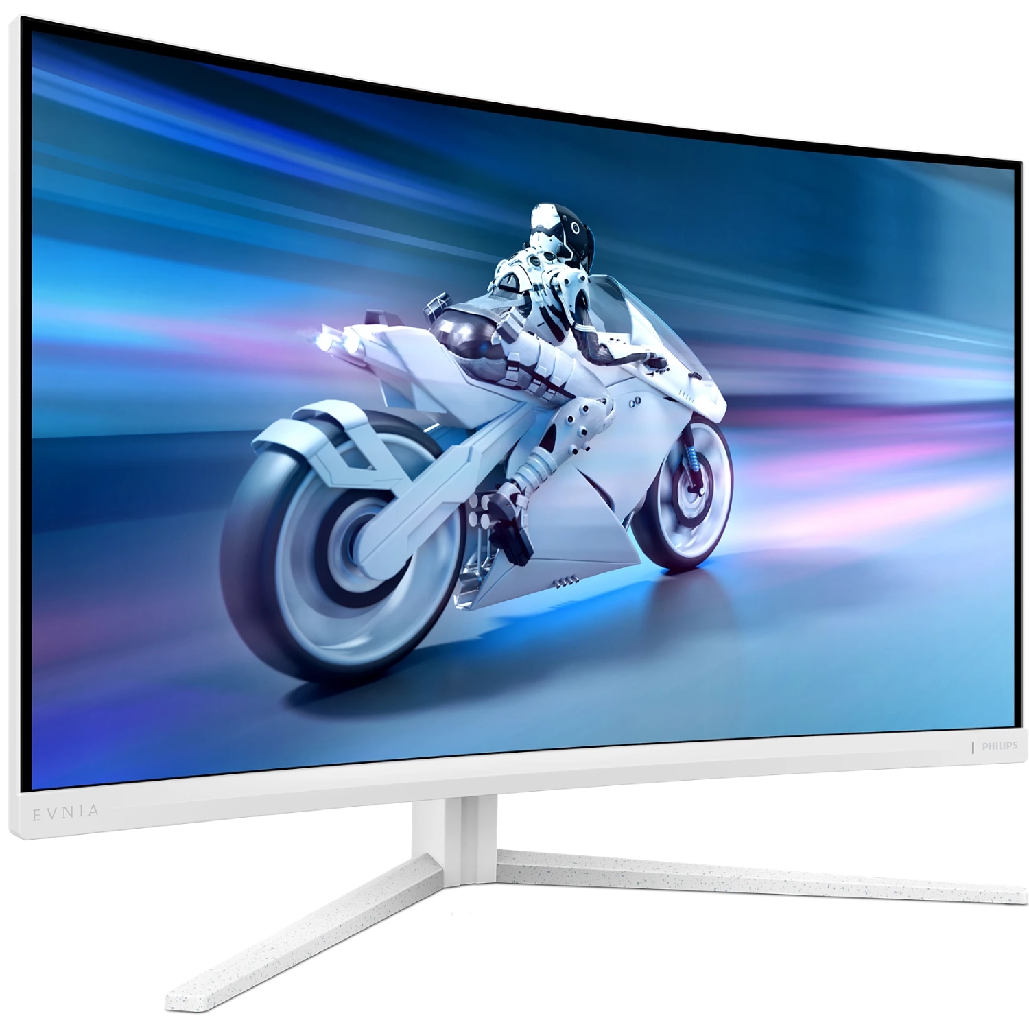 TFT 31.5 Philips 32M2C5501, Fast VA, QHD 2K, 180hz, вигнутий, 2хHDMI, DP, HAS (32M2C5501/00) Білий на малюнкі №2